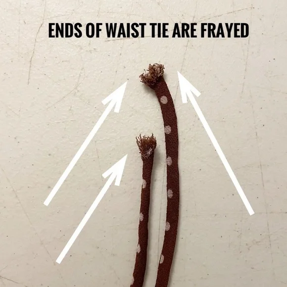 Reformation Lucky Wrap Mini Dress in Cappuccino Brown & White Polka Dot Print - Picture 11 of 14